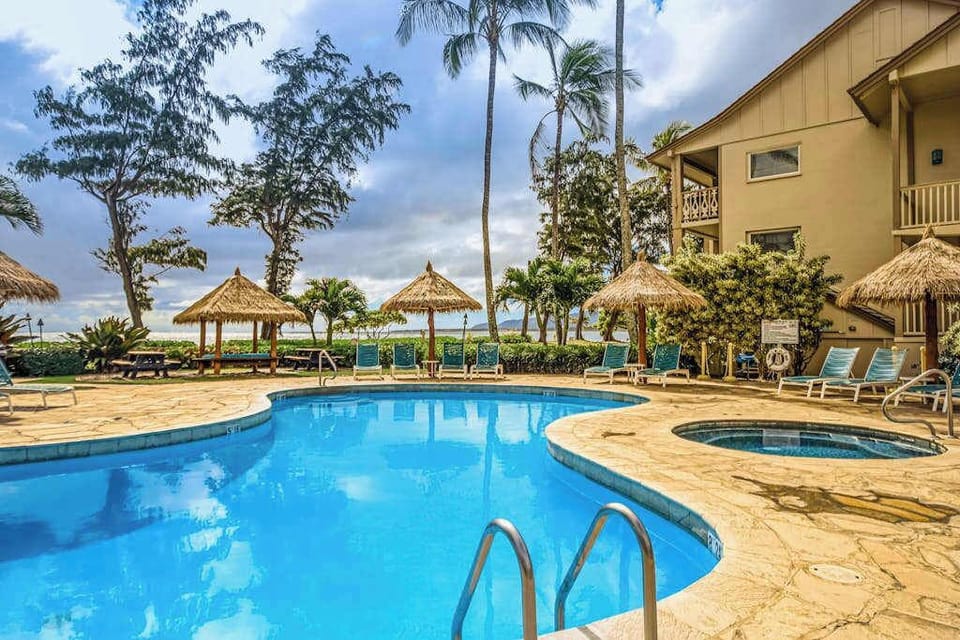 Sparkling Resort Pool Retreat
