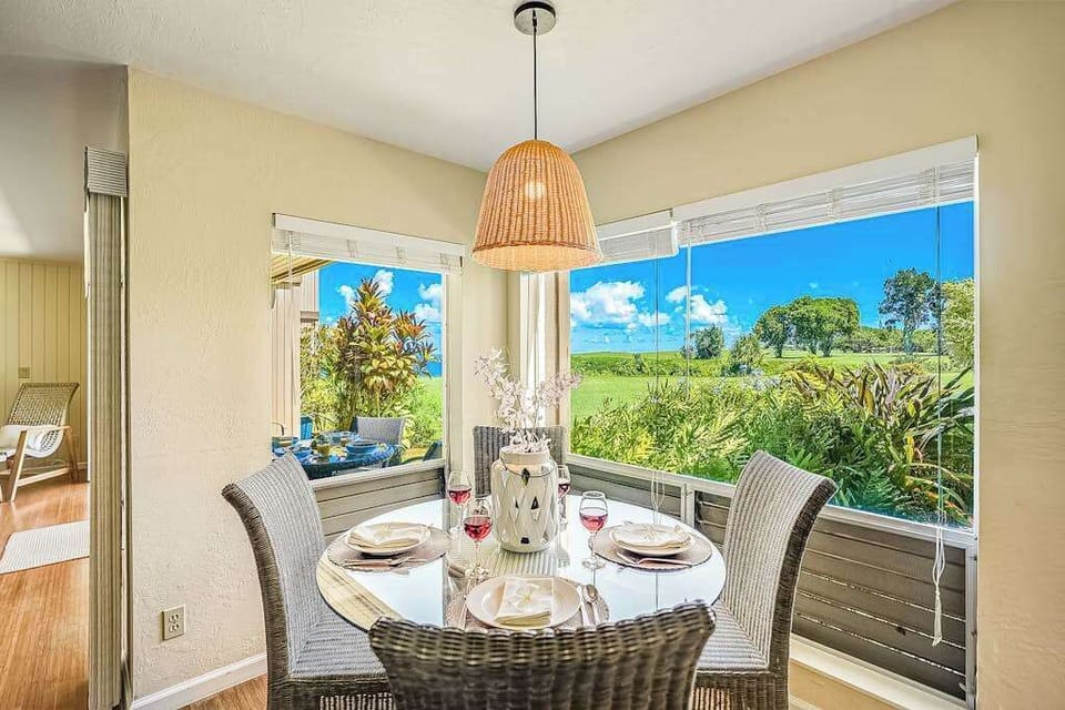 Cozy Dining Nook With Garden Views