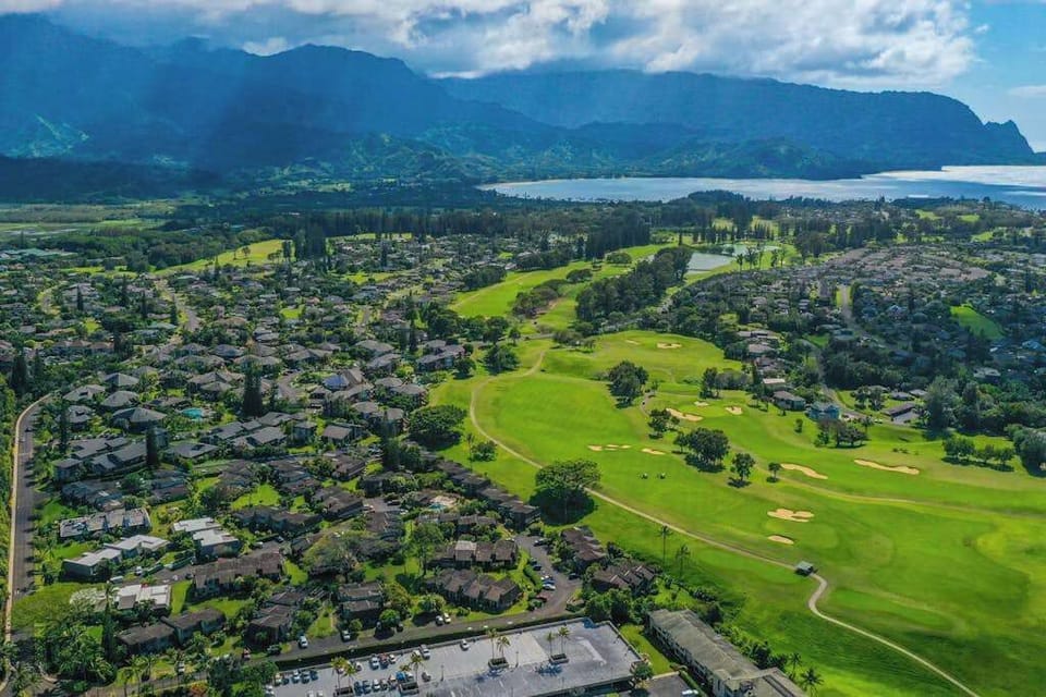 Princeville Paradise at Puamana aerial view