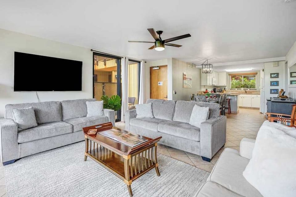 Bright, open-concept living space