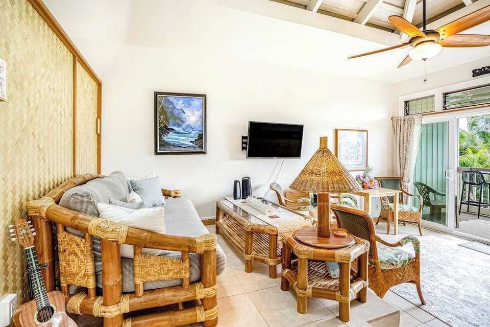 Inviting Living Area With Island Comfort