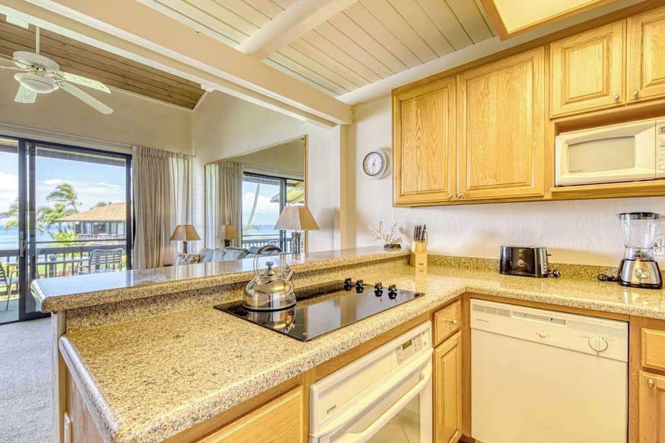 Inviting Wood-Finished Kitchen