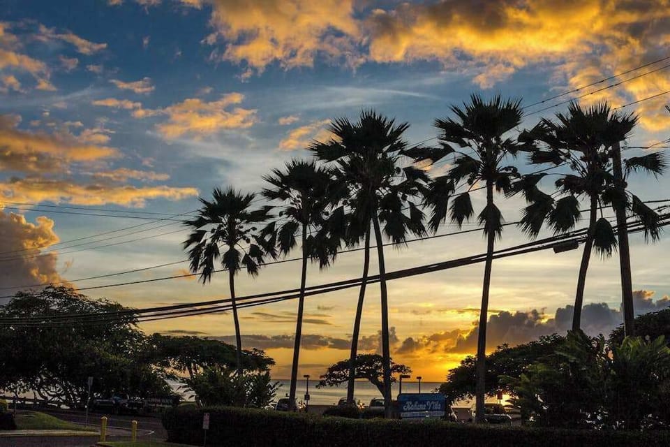 Beautiful sunset view