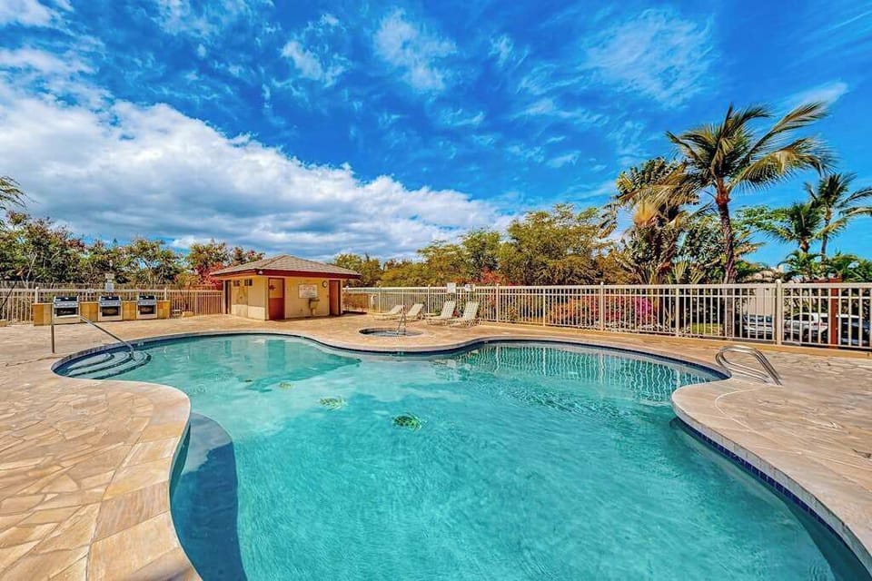Refreshing pool for those warm days