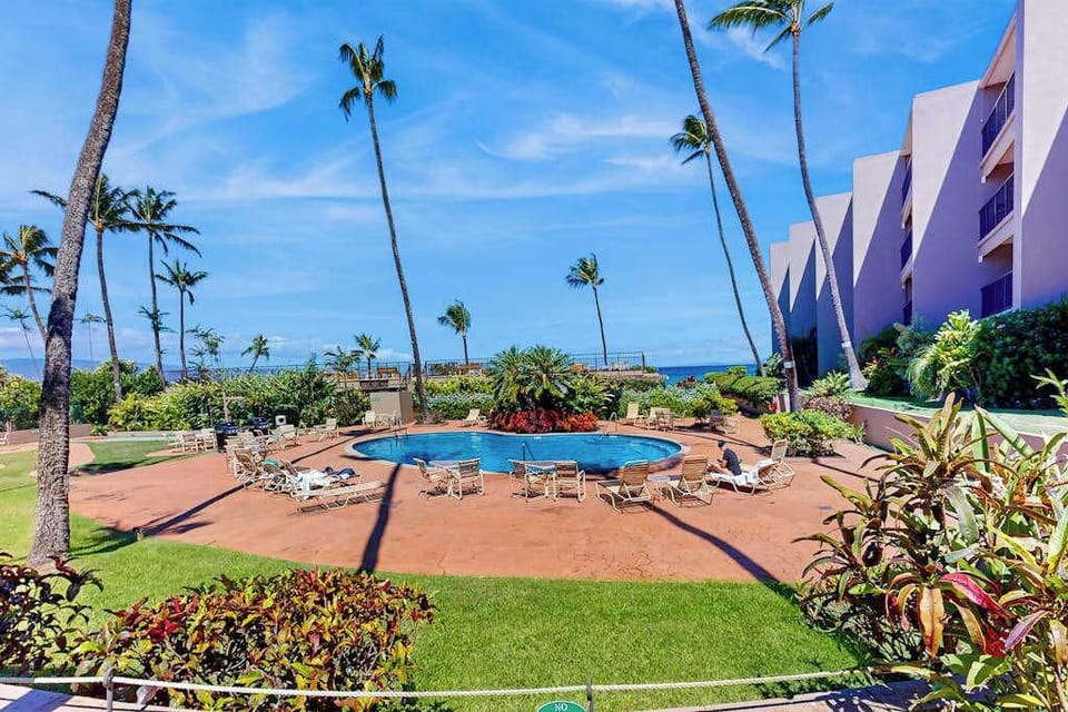 Resort Style Pool With Tropical Gardens