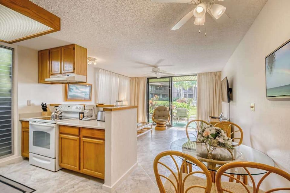 Open concept living allows for natural light throughout and a way to stay engaged with your guests.