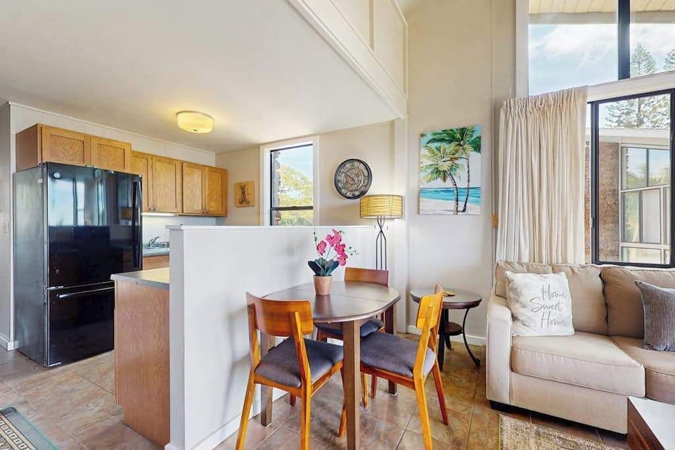 Dining area connected to the open living space