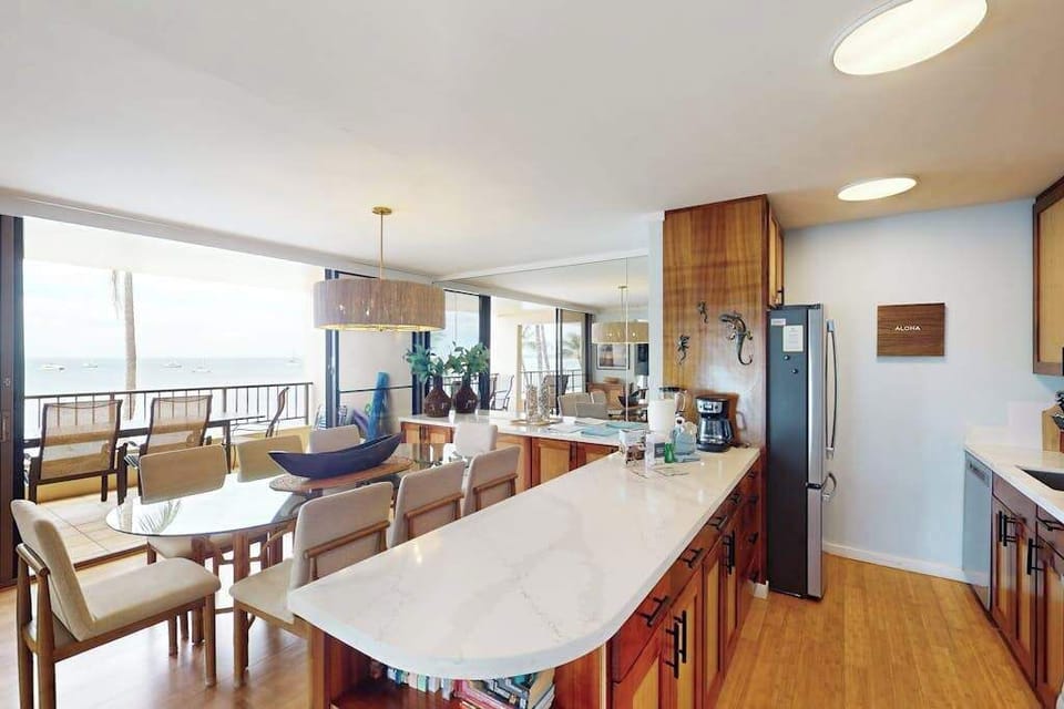 Modern kitchen with spacious countertops for easy cooking