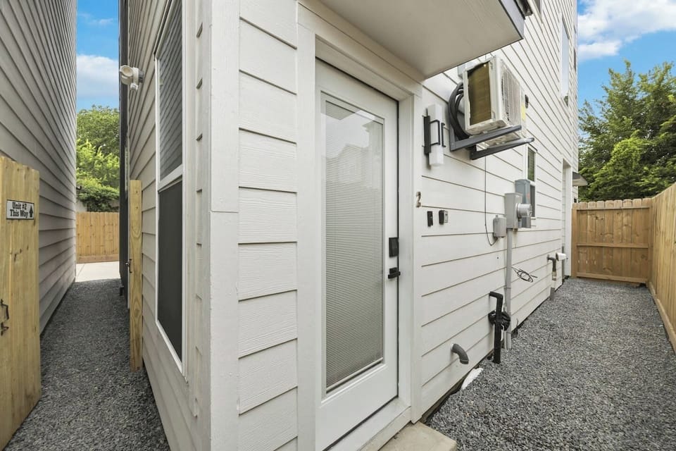 Entrance of the unit