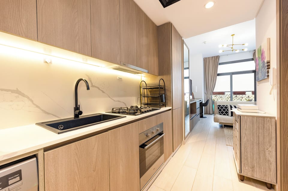 Apartment, Balcony | Private kitchen