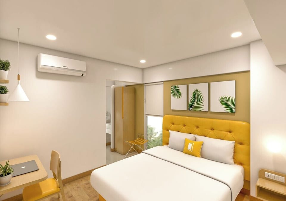 Deluxe Double Room, City View | In-room safe, desk, laptop workspace, iron/ironing board (on request)
