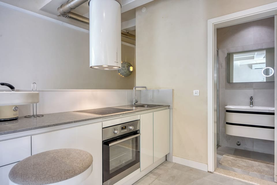 Family Apartment, 1 Bedroom, Air conditioning, Mountainside (1BR Star Wars Inspired Duplex Loft /w) | Private kitchen