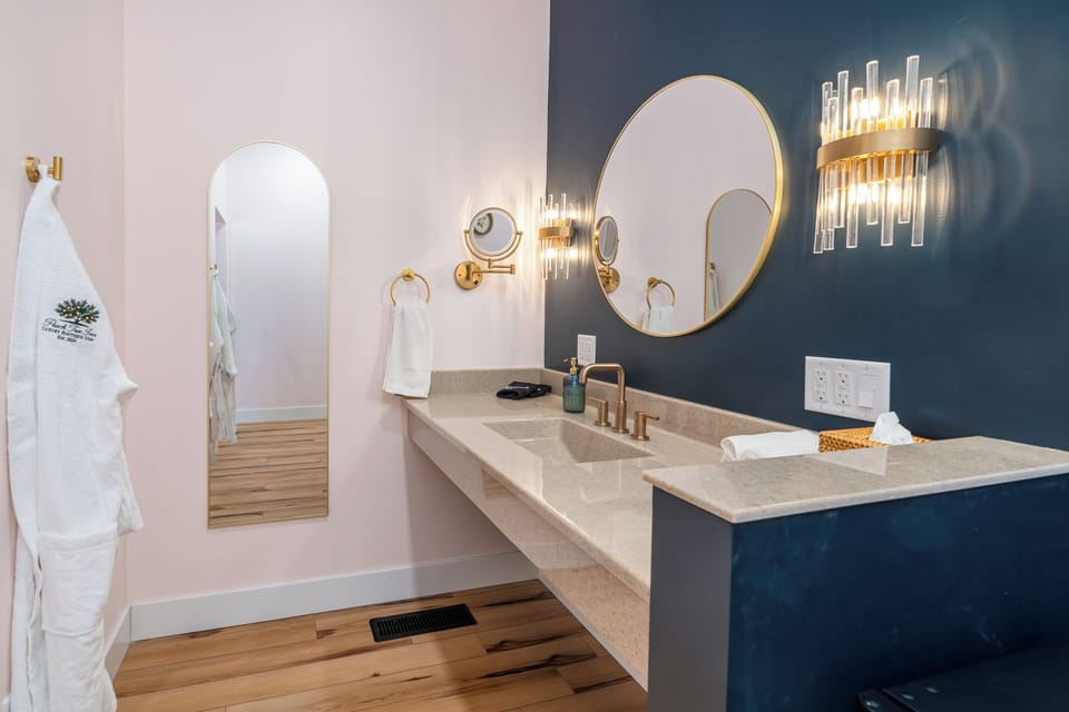 Wheel chair accessible vanity