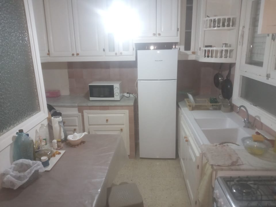 Apartment, 2 Bedrooms, City View | Private kitchen | Full-size fridge, microwave, oven, stovetop
