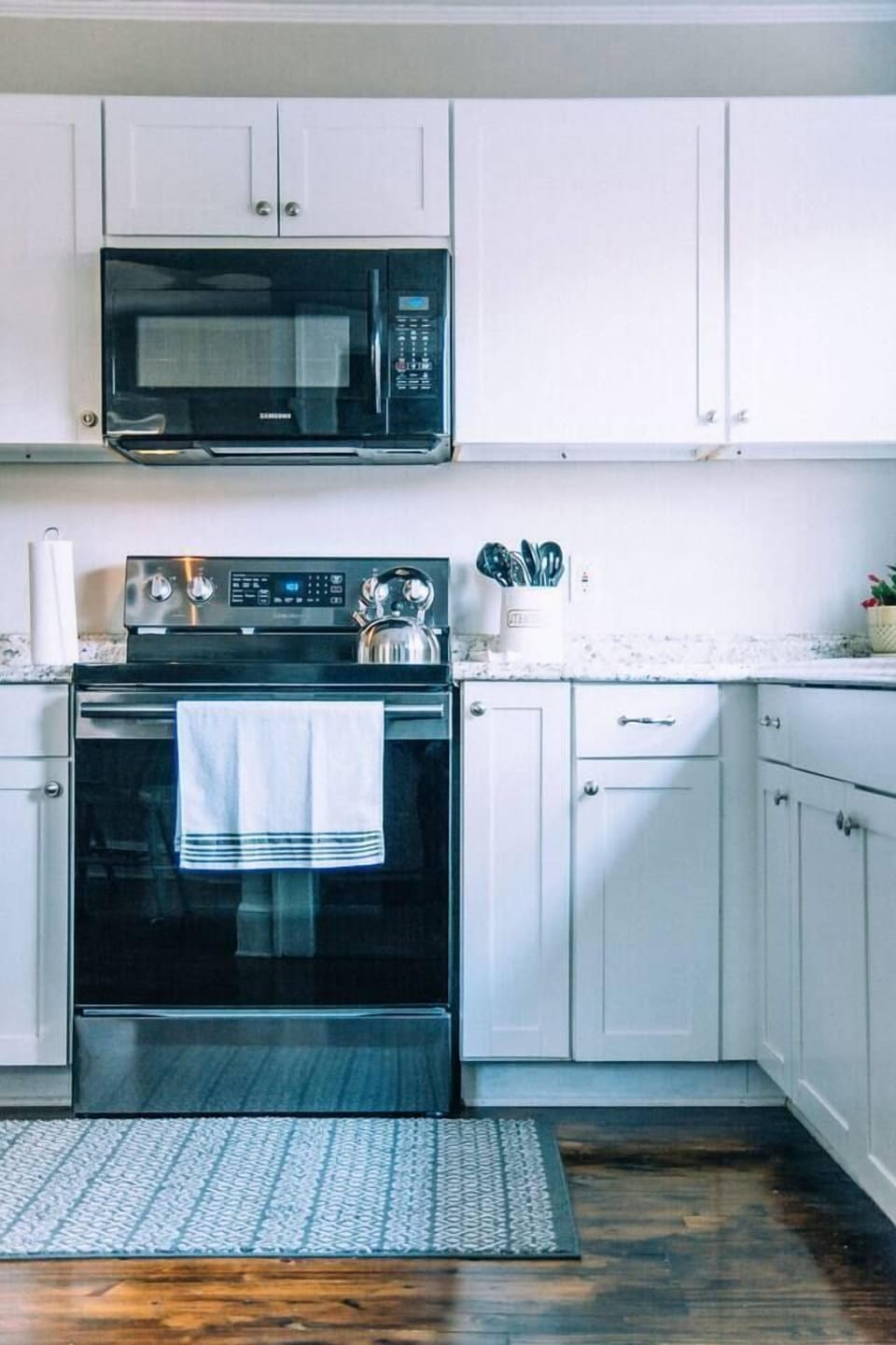 Fully stocked kitchen