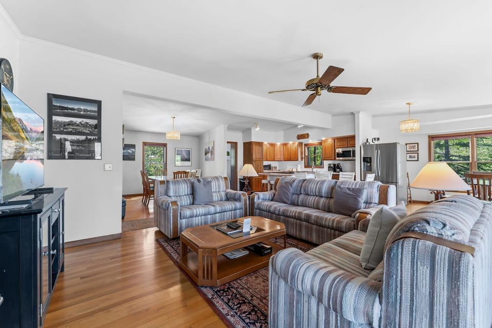 Enjoy the warm open living space