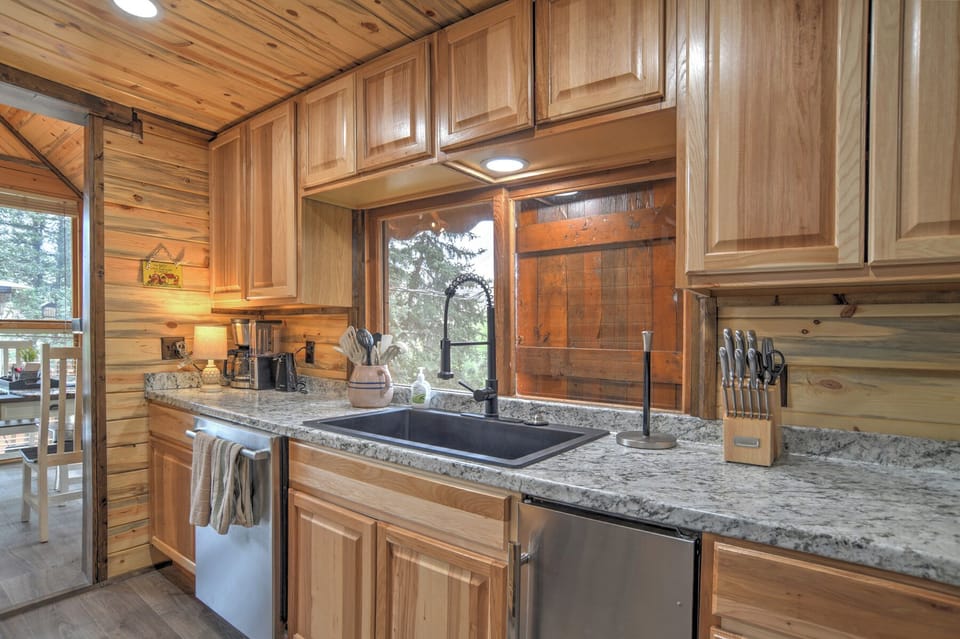 Galley Kitchen - Our galley kitchen is fully equipped with stainless steel appliances and an ice maker.