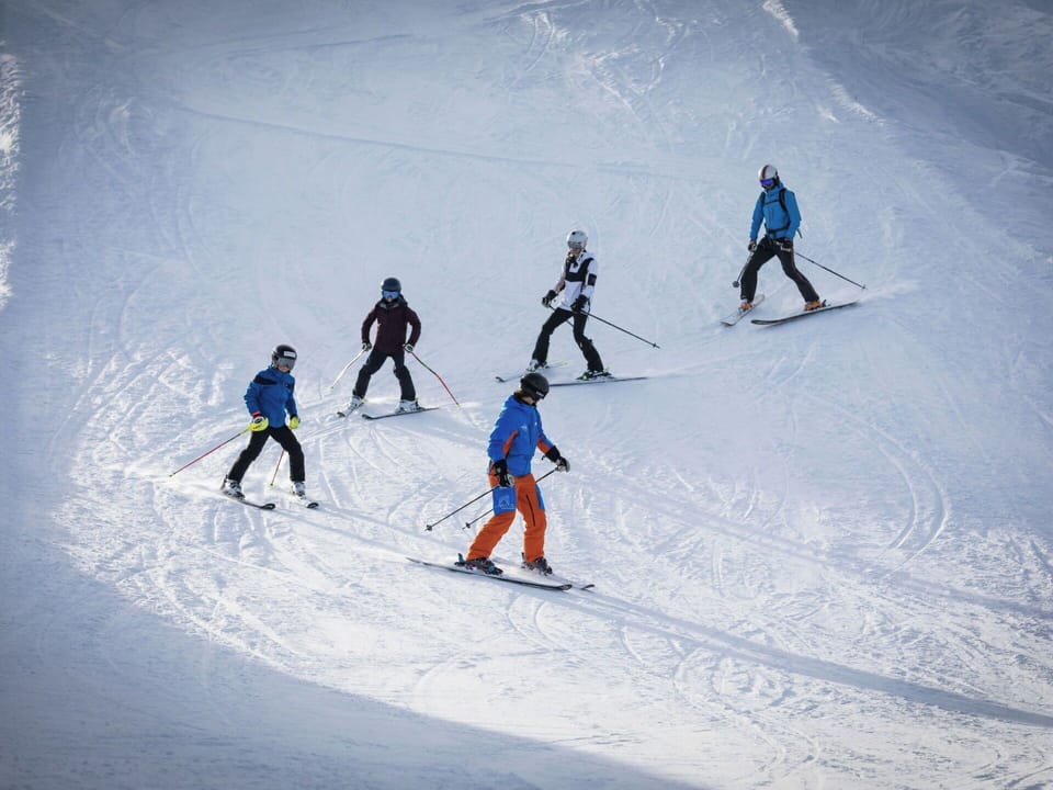 Snow, Recreation, Skiing