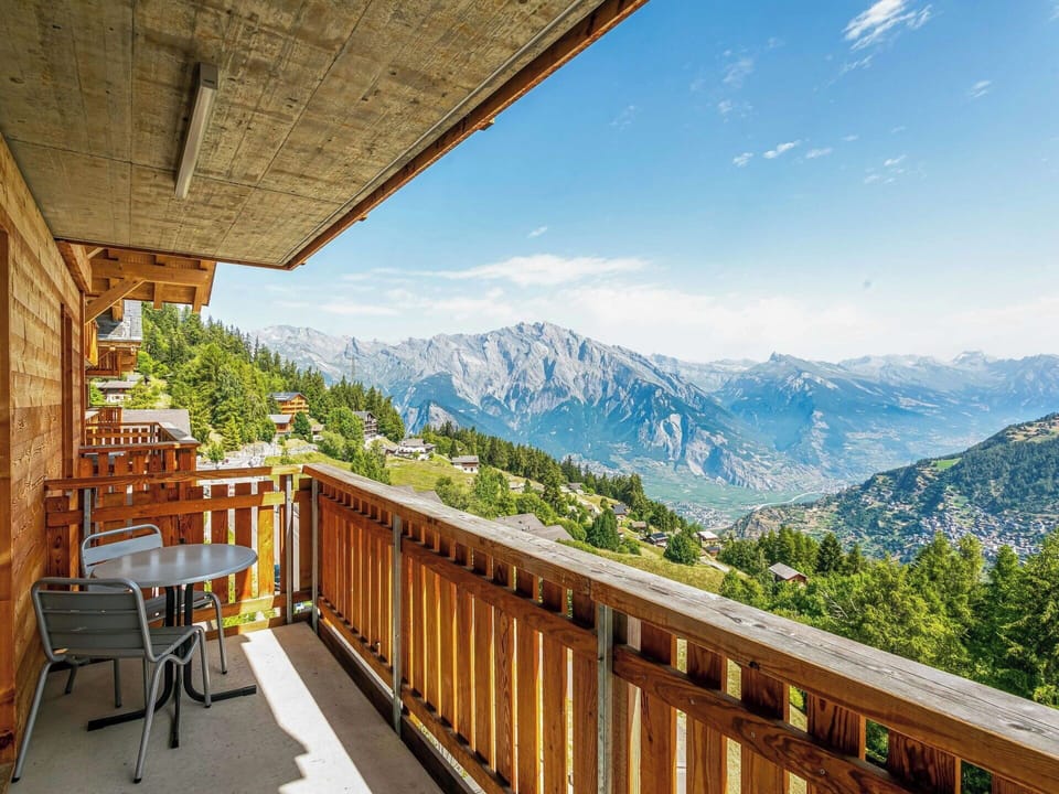 Furniture, Chair, Interior Design, Table, Room, Wood Stain, Balcony, Ceiling, Eco Hotel, Hardwood