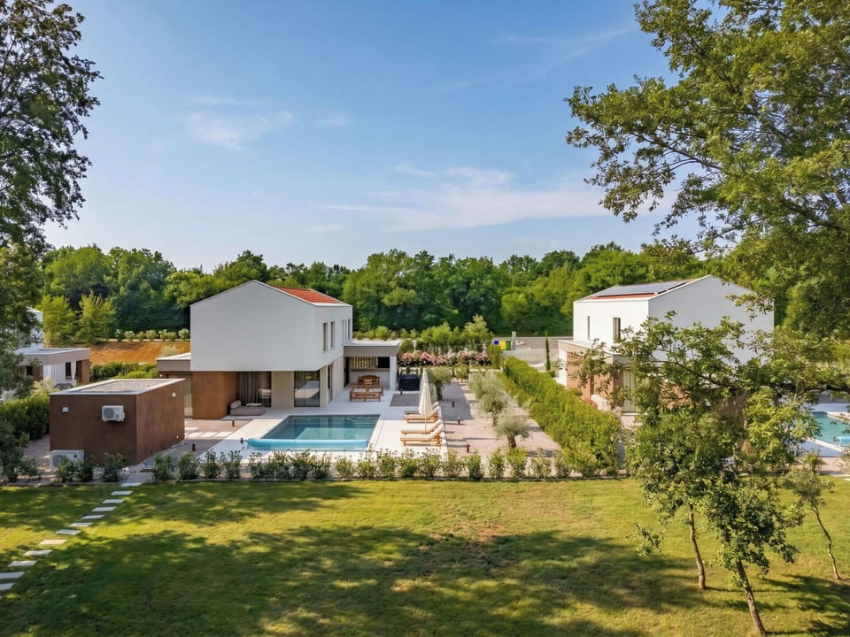 Tree, Residential Area, Swimming Pool, House, Home, Estate, Garden, Landscaping, Eco Hotel, Resort