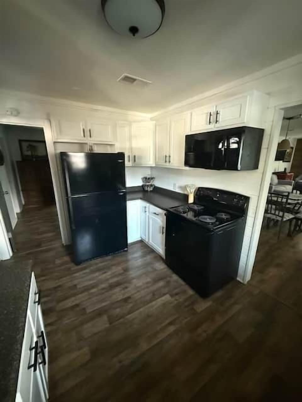 Kitchen _ fridge, oven, microwave