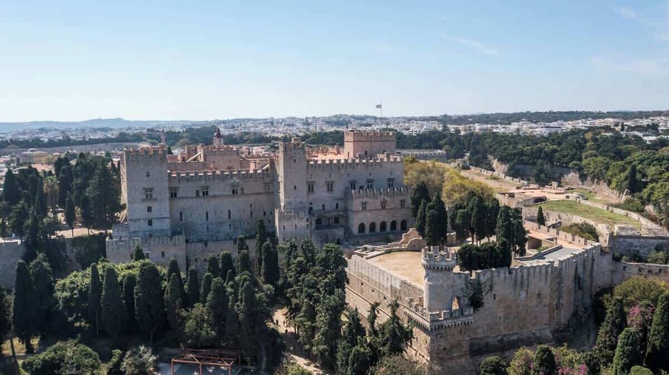 The medieval walls and historic heart of Rhodes, within easy walking distance from the studio and part of the everyday backdrop of the city