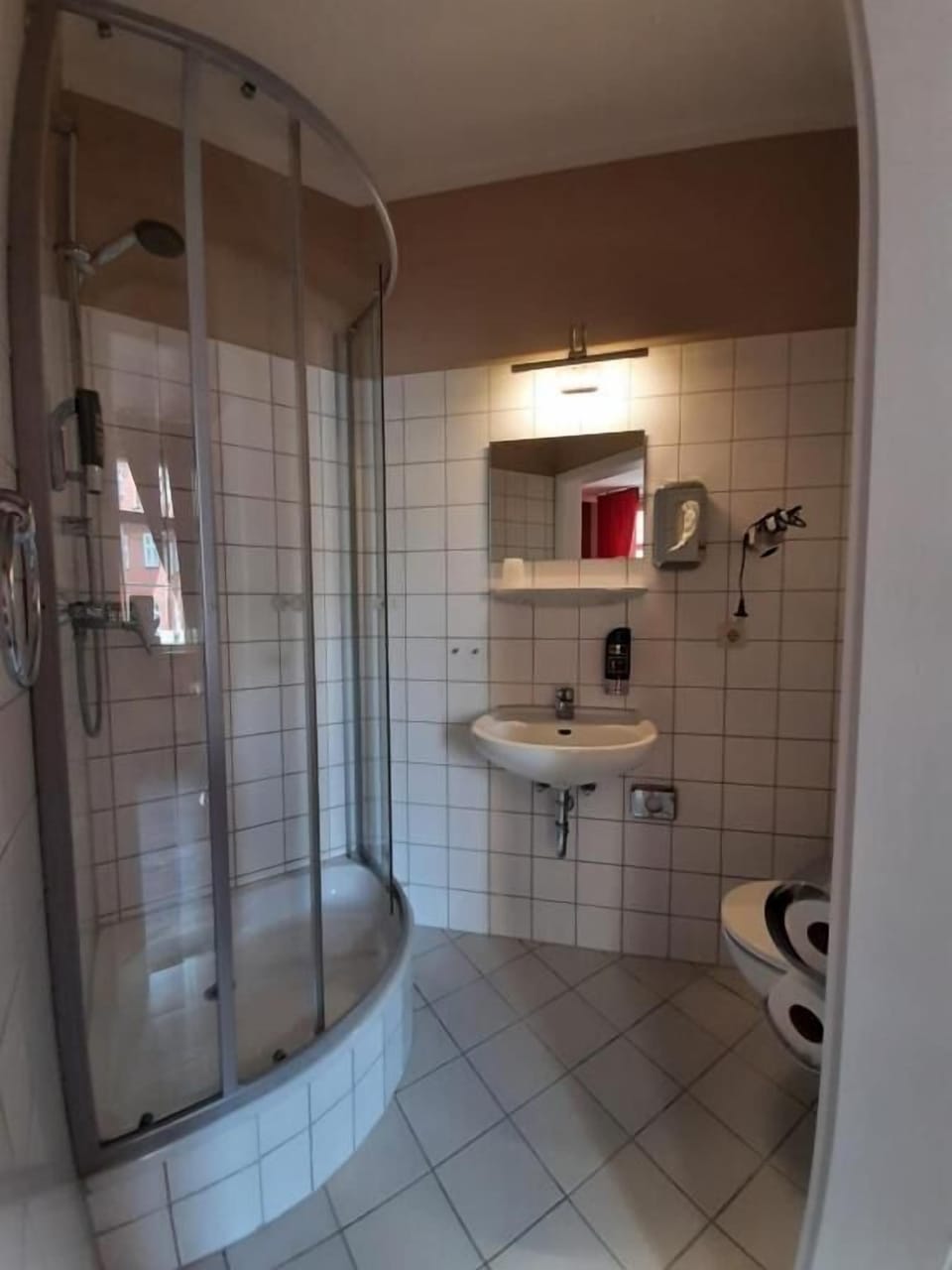 Standard Double Room, City View | Bathroom | Shower, hair dryer, towels, soap