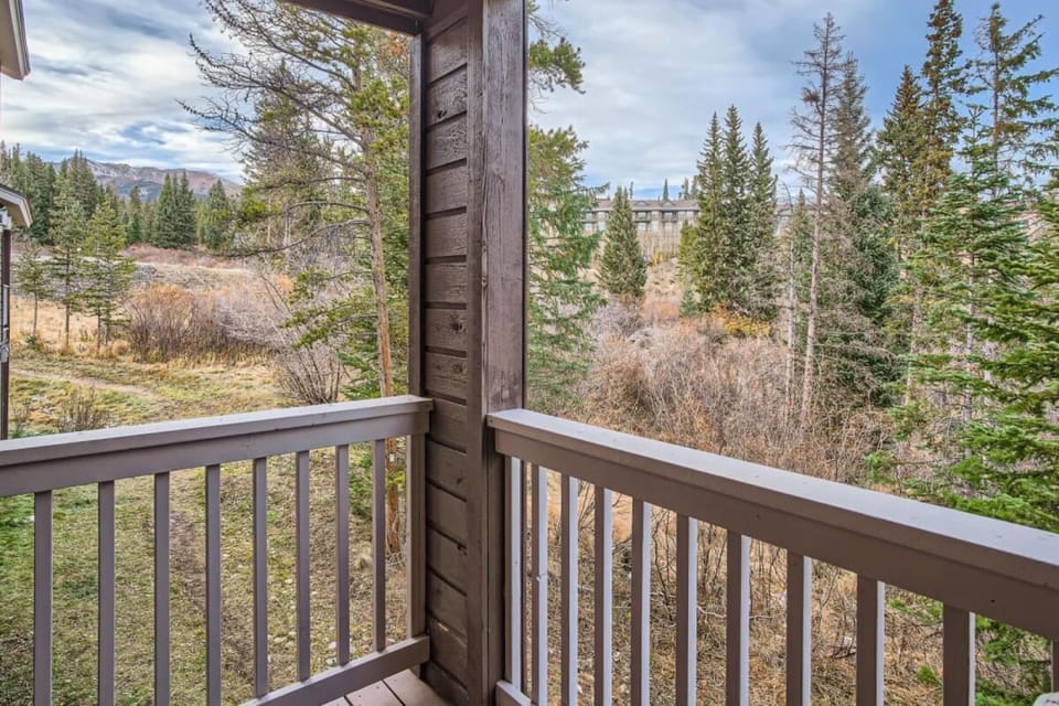 Private deck in nature