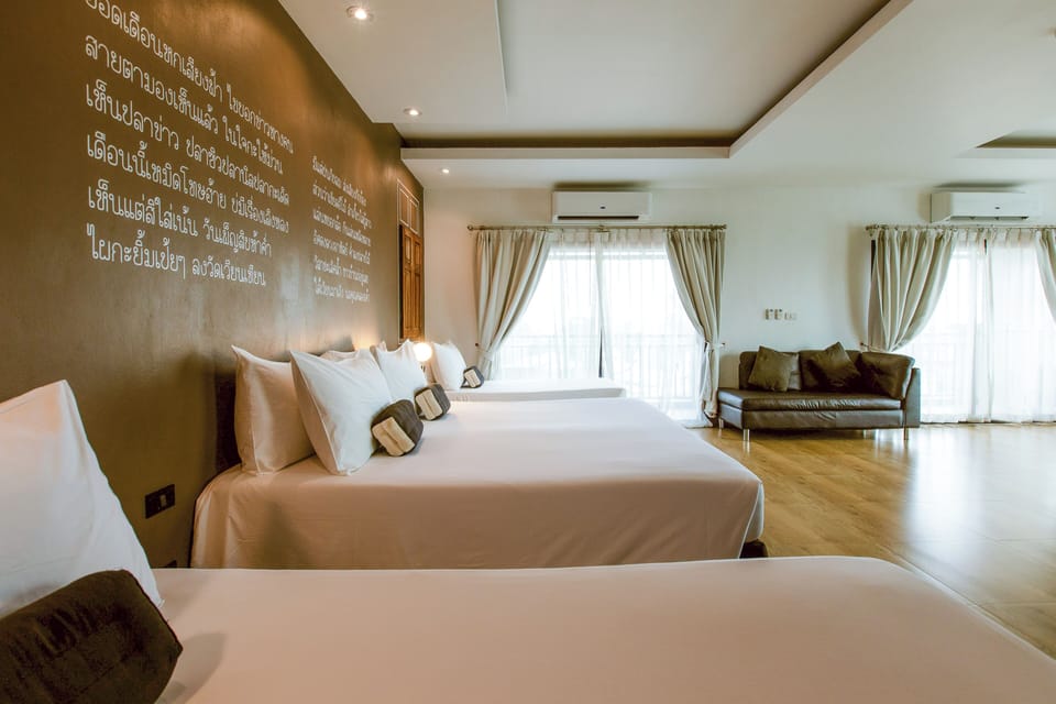 Family Room | Premium bedding, pillowtop beds, in-room safe, desk