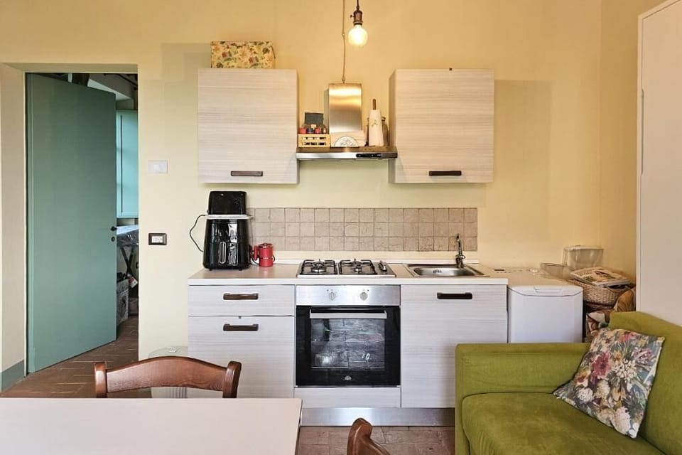 Family Apartment, Patio, Garden View | Private kitchen