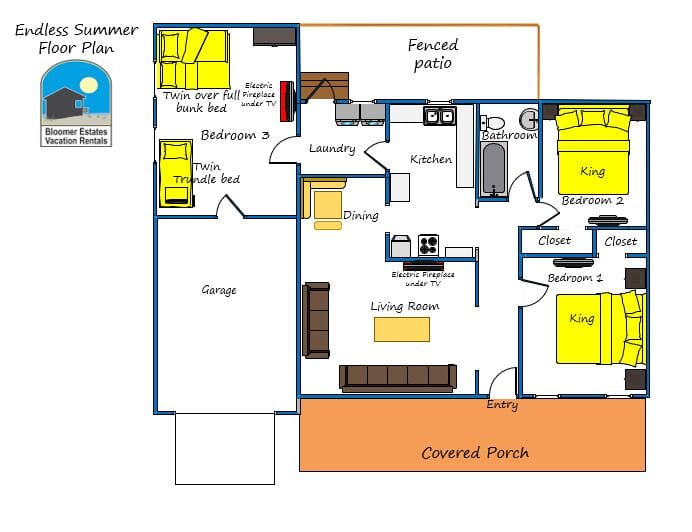 Endless summer floor plan