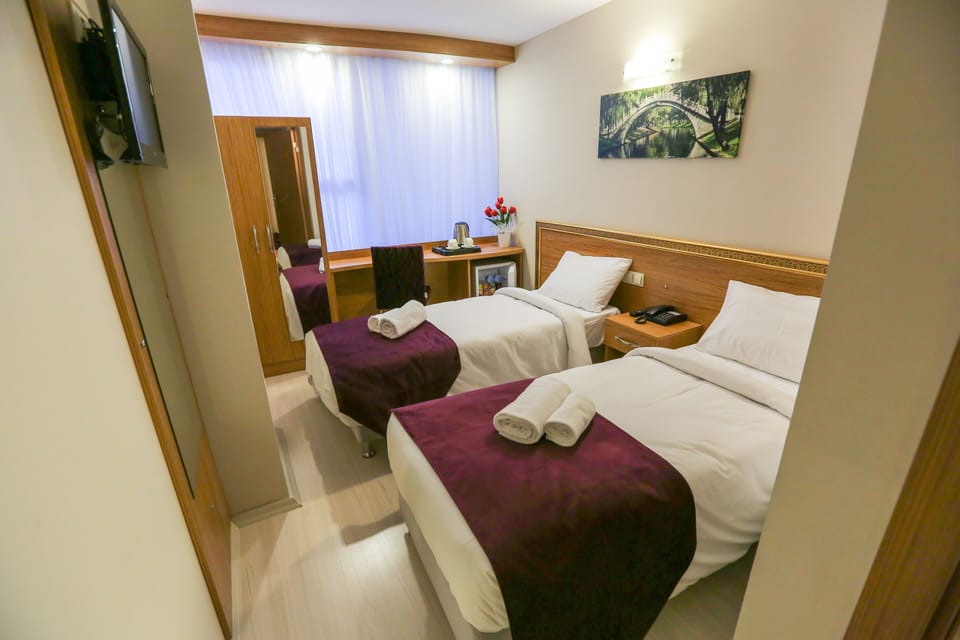Standard Twin Room, 1 Bedroom, Non Smoking, City View | View from room