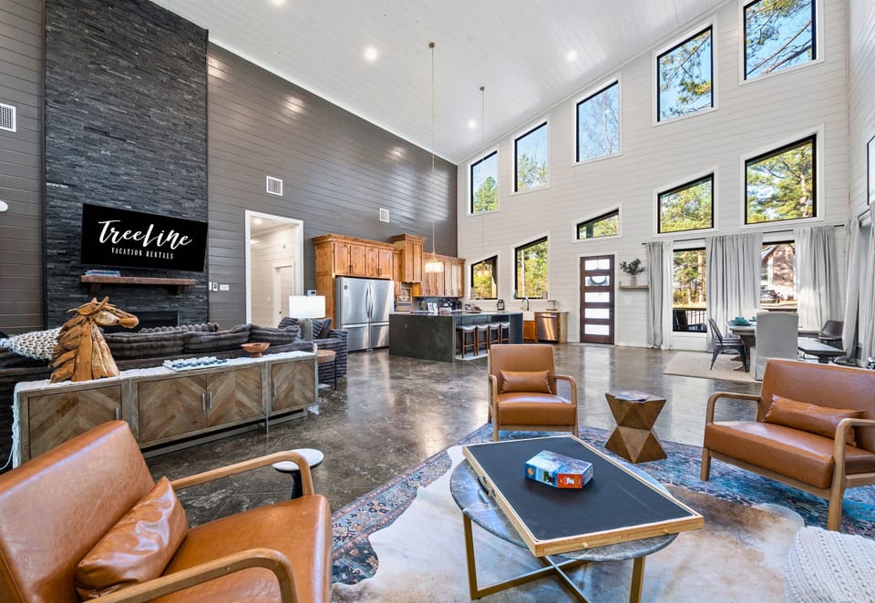 Natural light pours into the open concept great room, giving everyone plenty of space to spread out while still staying connected.
