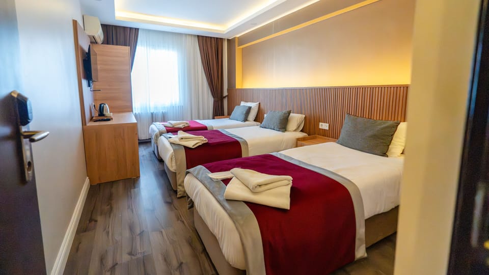 Standard Triple Room | Minibar, in-room safe, desk, free WiFi