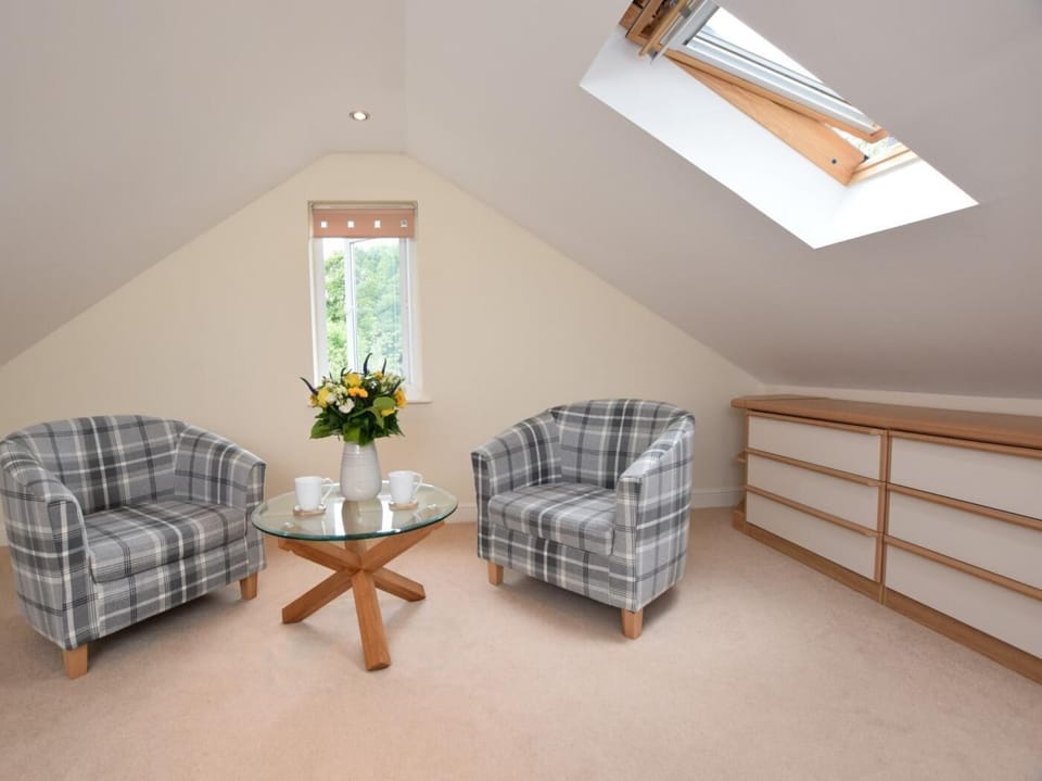 Sneak away for some quiet time in the master bedroom 