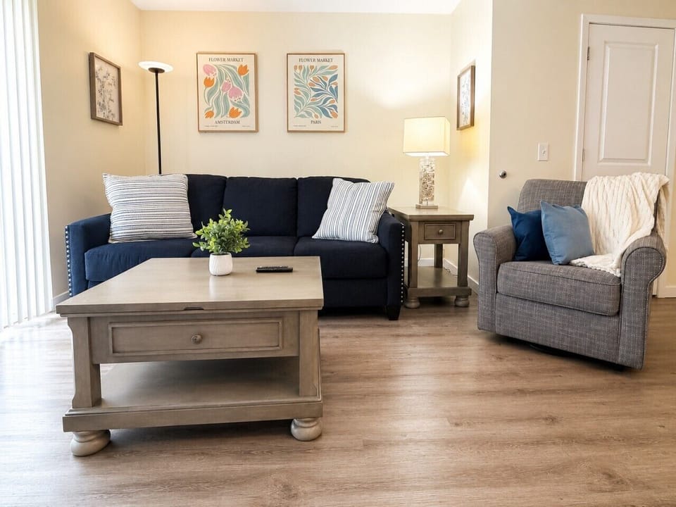 Bright spaces, cozy touches, and room to settle in.