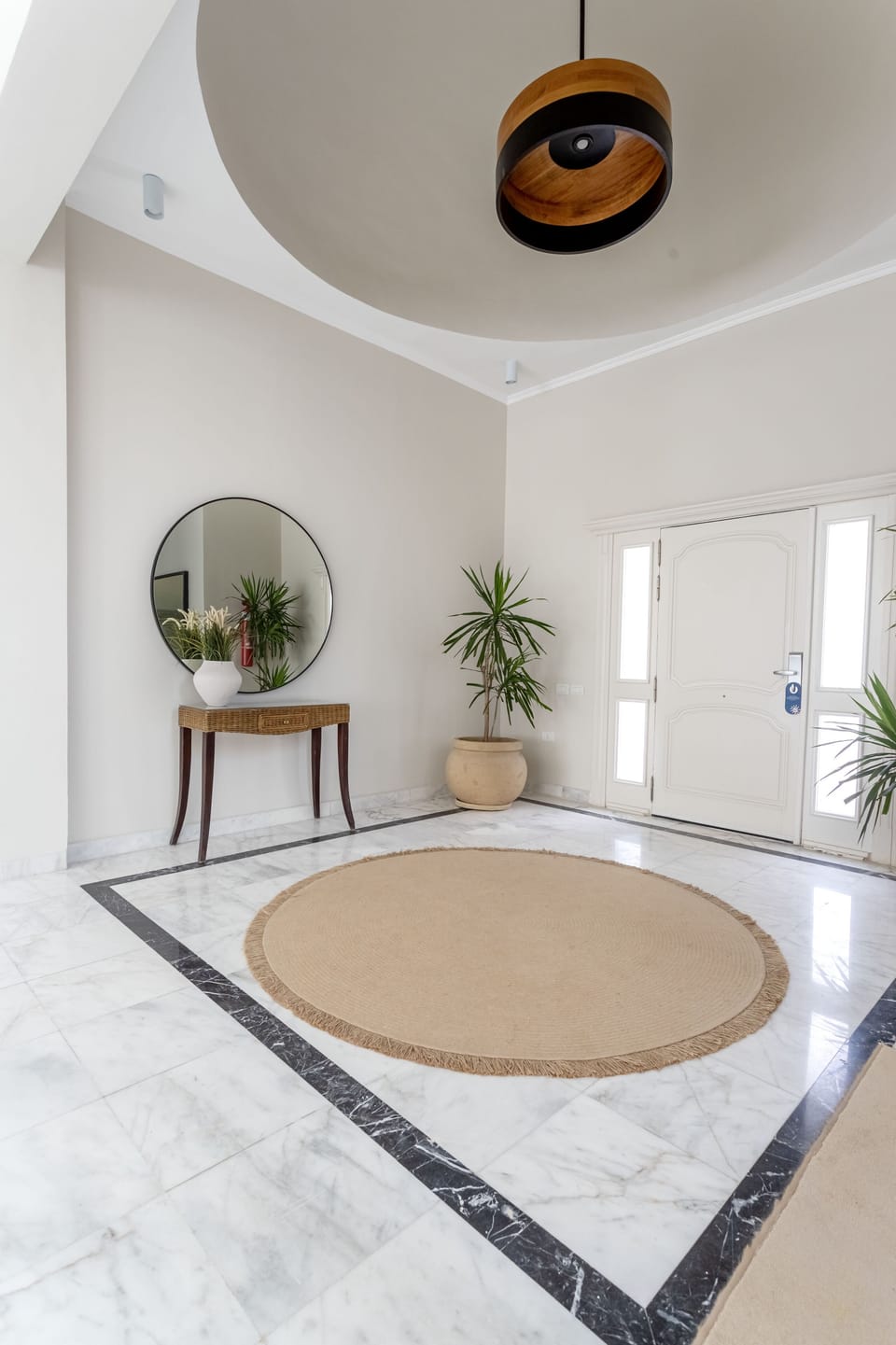 Interior entrance