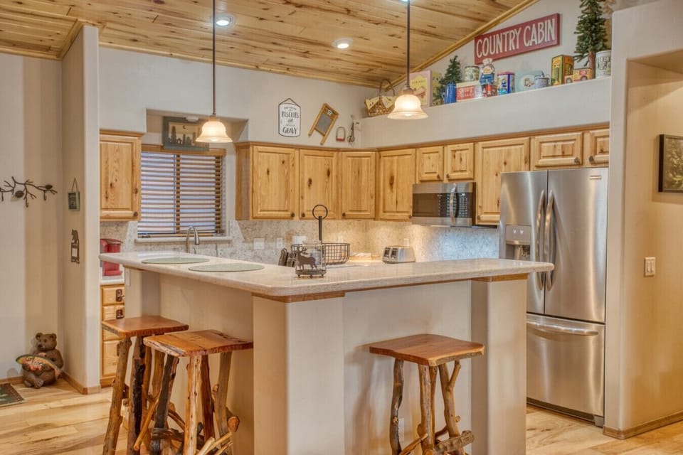 Bar Stool seating in the kitchen