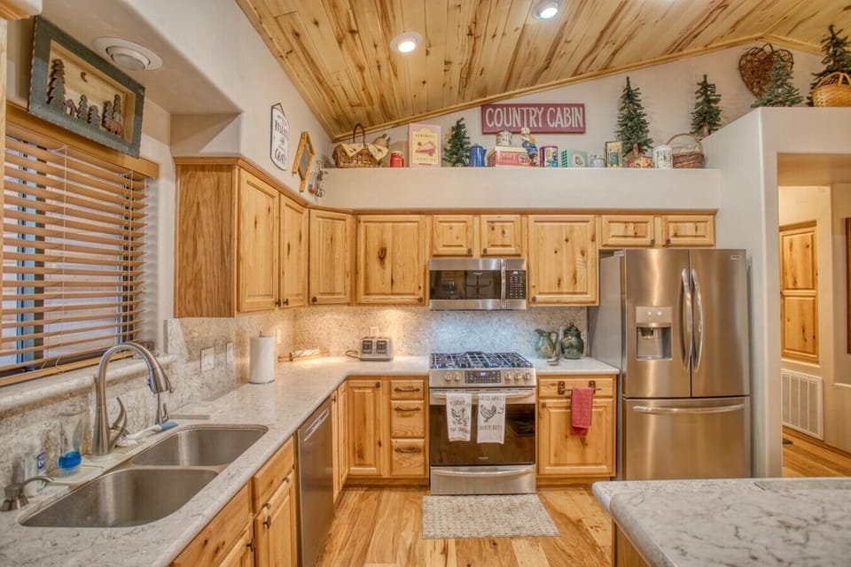 Well stocked kitchen