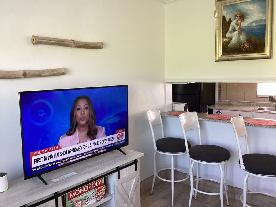Condo, Non Smoking, Garden View | Living area | LED TV, Netflix, Hulu, books