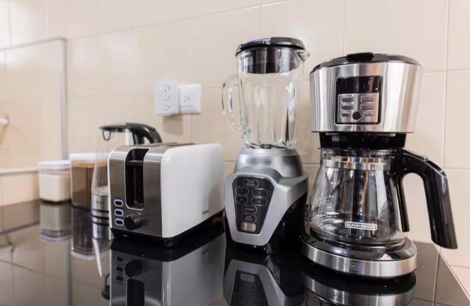 Full kitchen with many amenities.