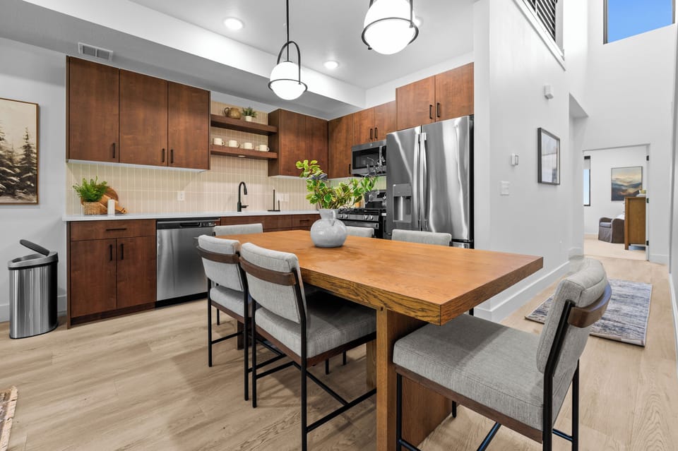 Modern kitchen designed for both convenience and entertaining.