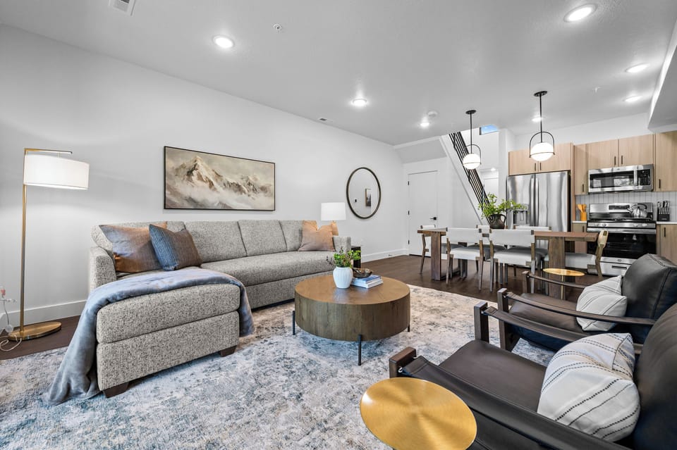 Spacious gathering area designed for relaxing and reconnecting.