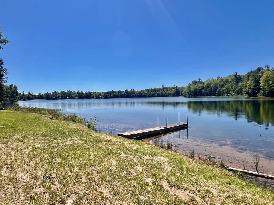 Private dock area access- perfect for fishing, relaxing or soaking in the peaceful lake views.