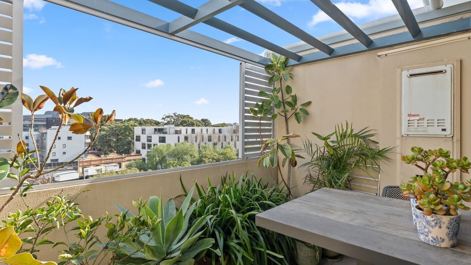Enjoy elevated views and fresh air from the rooftop-style terrace overlooking the surrounding neighbourhood.