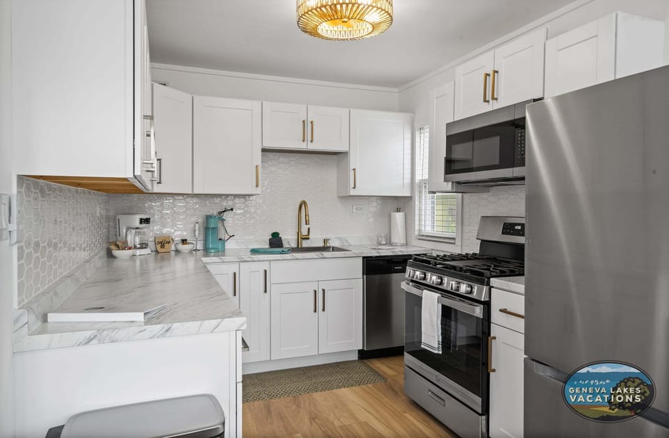 Bright kitchen area