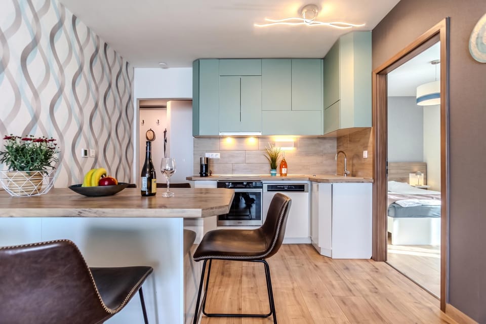 Kitchen and dining area