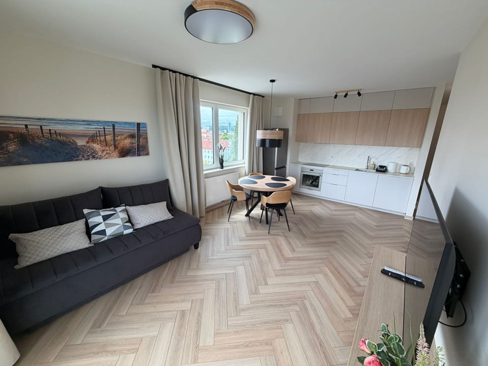 Deluxe Apartment, Balcony | Living area