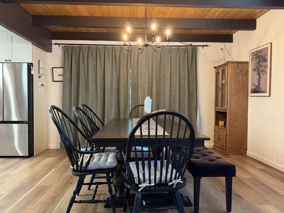 Make mealtime memories together at the dining table, seating 8​