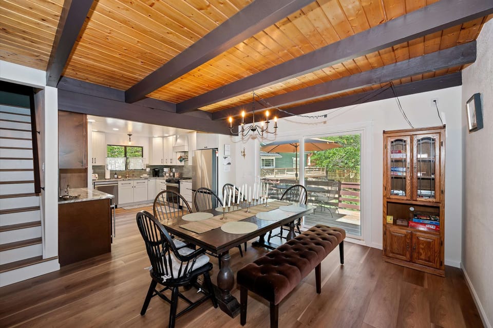Make mealtime memories together at the dining table, seating 8​